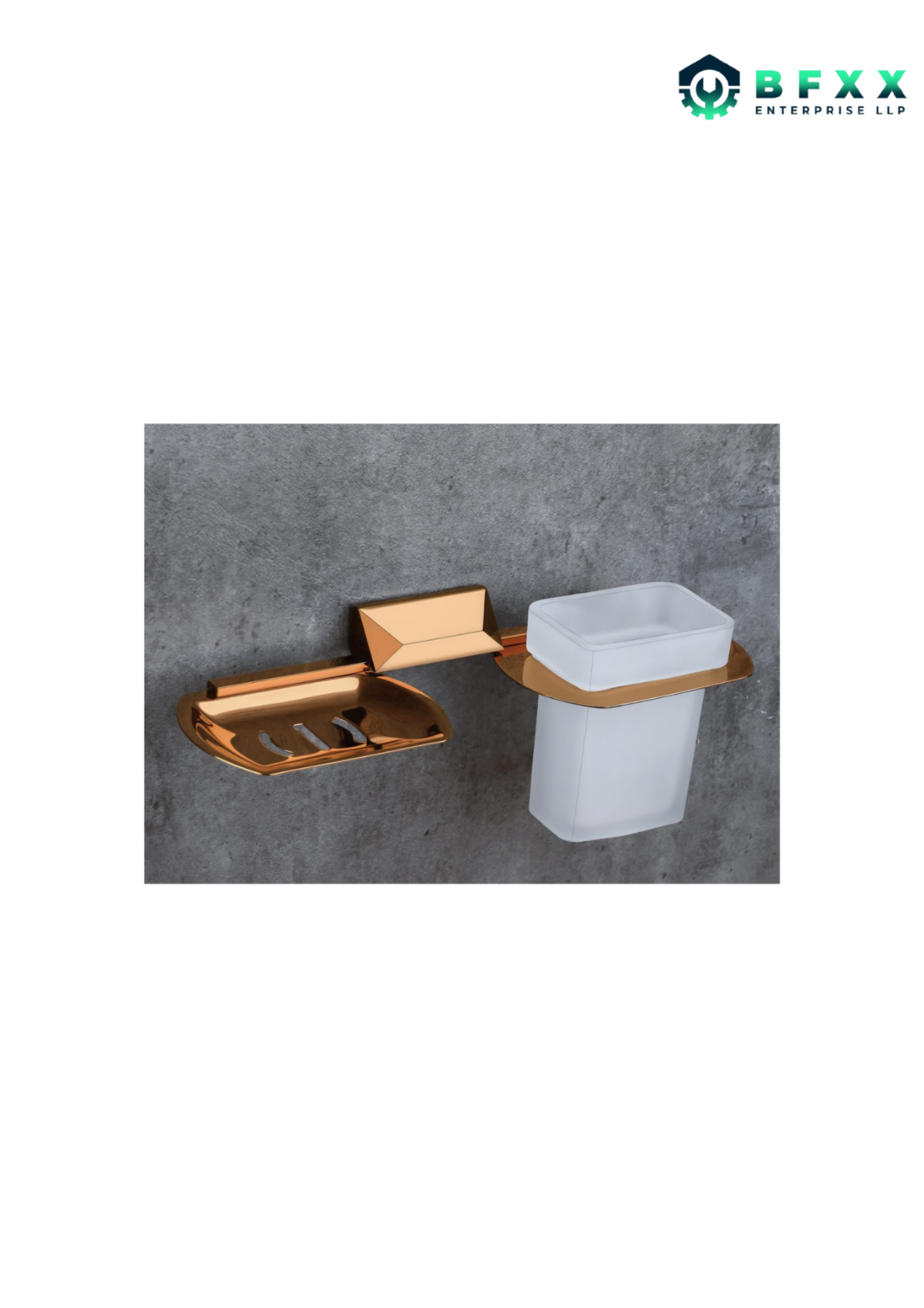 Soap Dish With Tumbler Holder SQUARE SERIES20